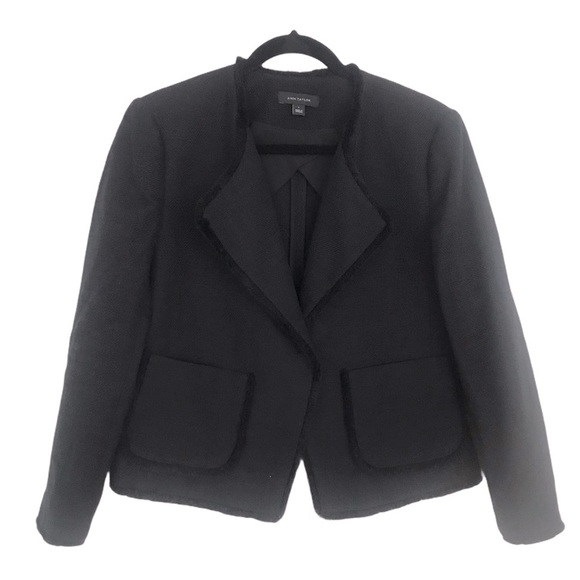 Ann Taylor Black Tweed Suit Jacket - Picture 1 of 6